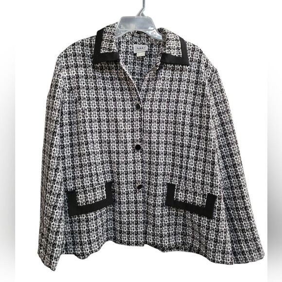 Nikki Jackets & Blazers - Nikki 3-Button Tweed Blazer 18